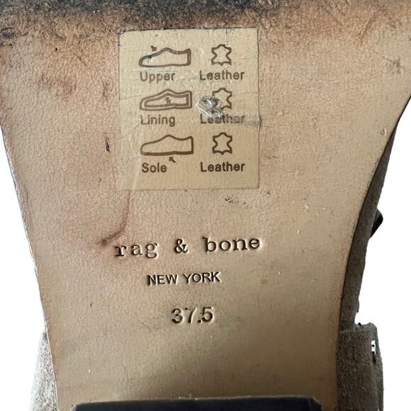 Rag & Bone Western Harness Booties Size 37.5 - Picture 12 of 16